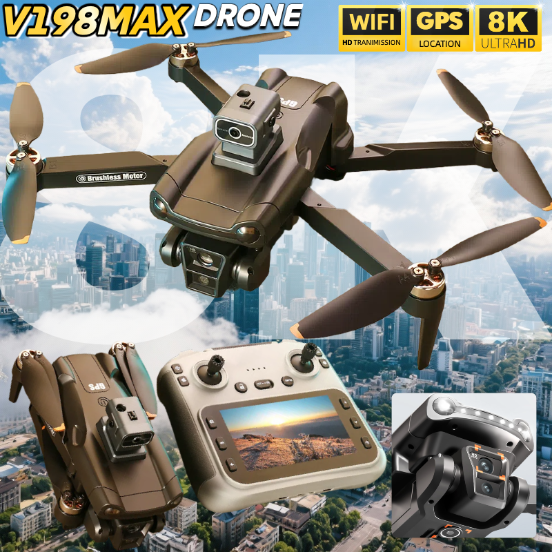NEW for Genuine V198 MAX Drone - Drone Camera Thermal recension och pris