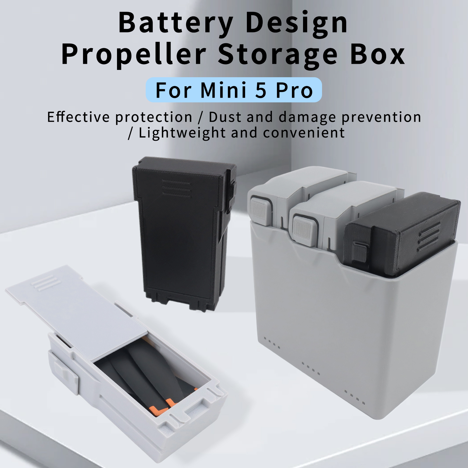 for DJI Mini 5 Pro Propeller S - Drone Camera Case recension och pris
