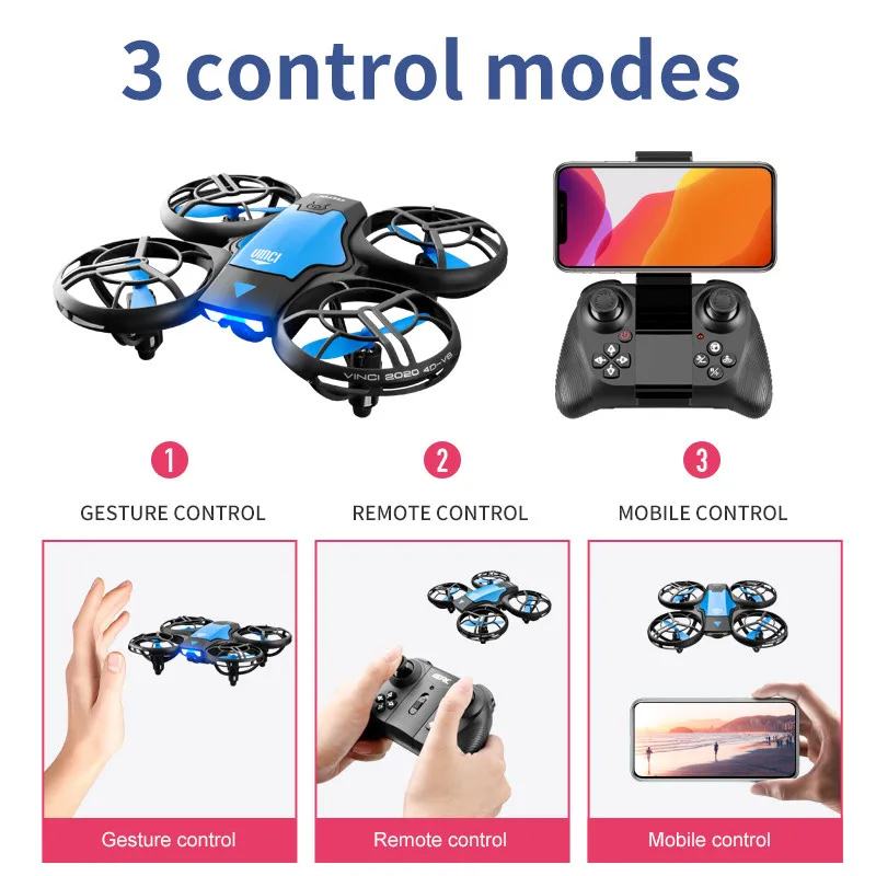 V8 New Mini Drone 4K Professio - Drone Camera Professional recension och pris