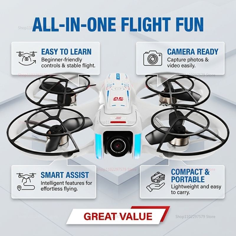 Introduction Drone GPS 8K Prof - Drone Camera With Gimbal recension och pris
