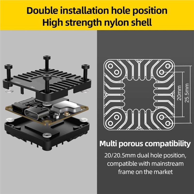 Heatsink Aluminum Parts Wide-A - Drone Camera Wide Angle recension och pris