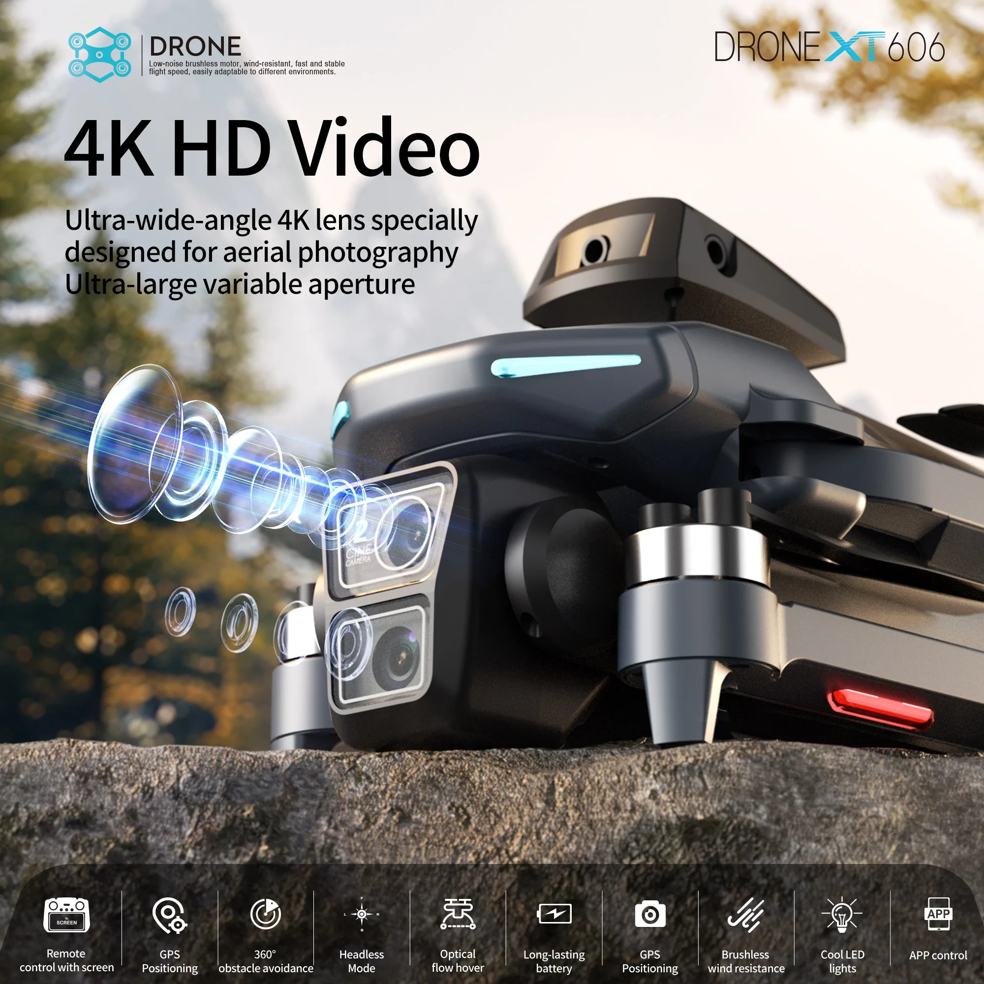 Lenovo XT606 MAX GPS Drone 4k  - Drone Camera Thermal recension och pris