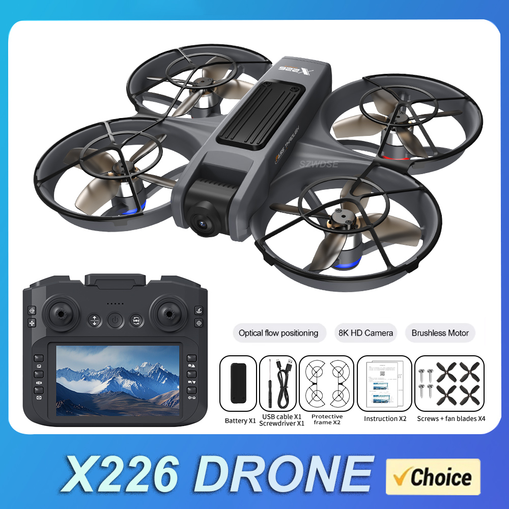 NEW X226 RC Drone 2.4G 5G WIFI - Drone Camera Professional recension och pris