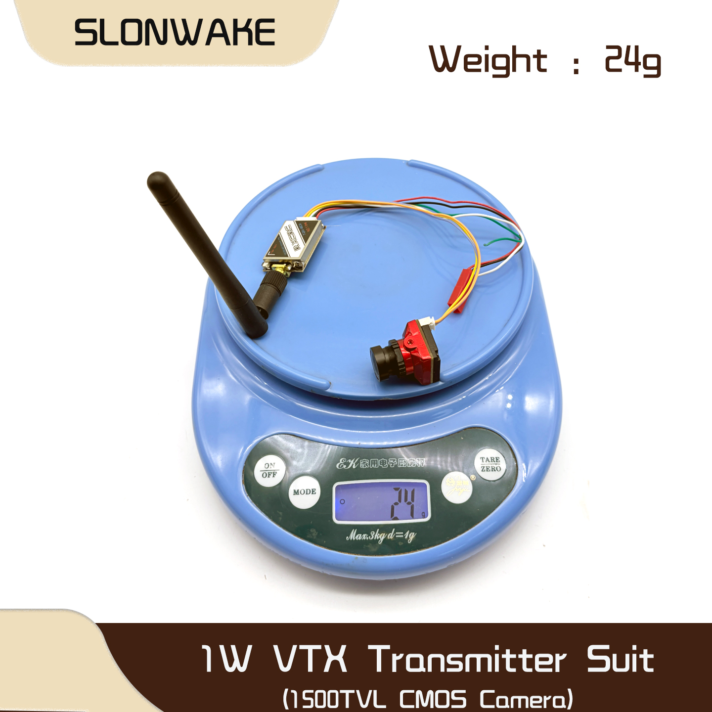 SLONWAKE  5.8G 48CH 1W VTX 100 - Drone Camera Lens recension och pris