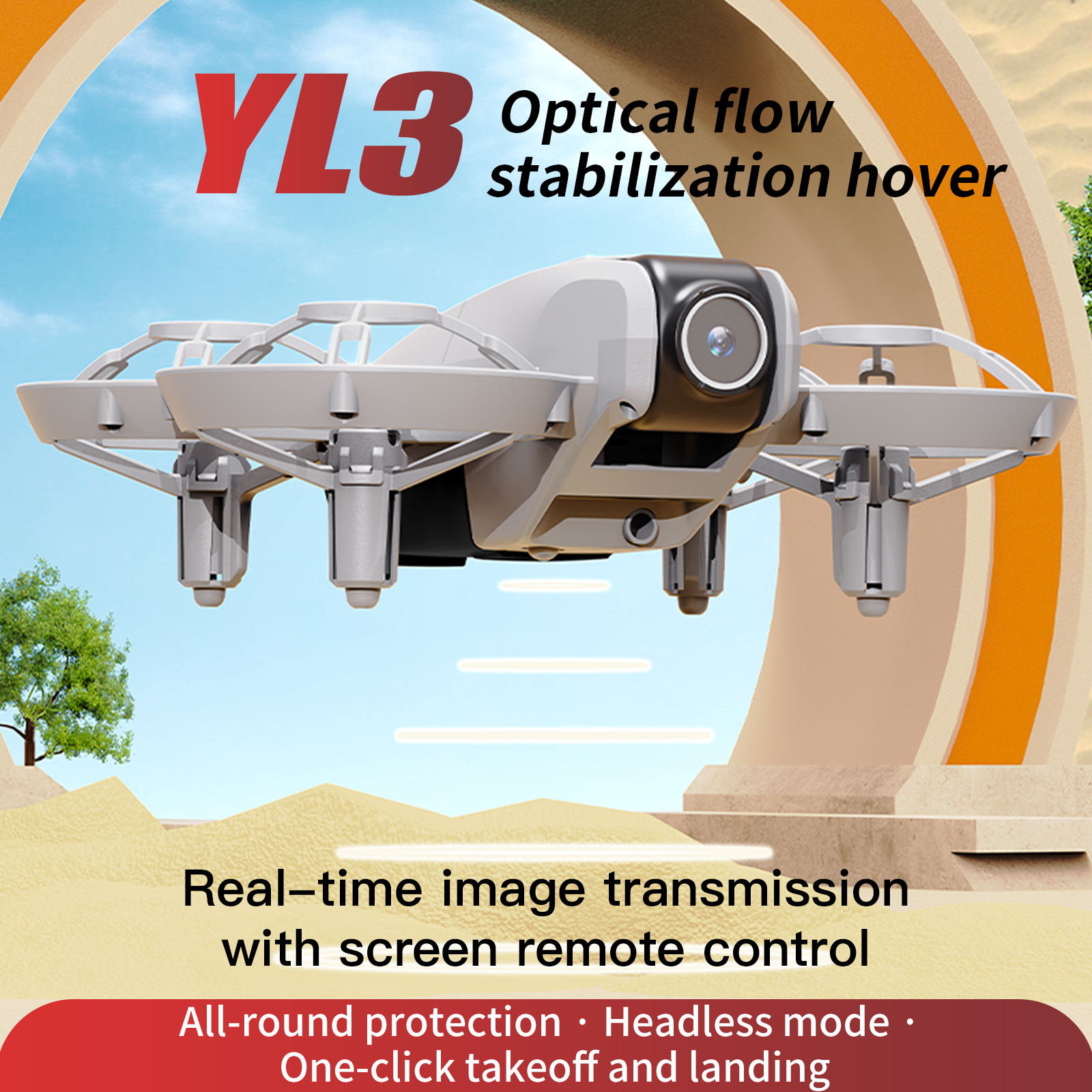 YL3 Remote-Controlled Drone wi - Drone Camera Mount recension och pris