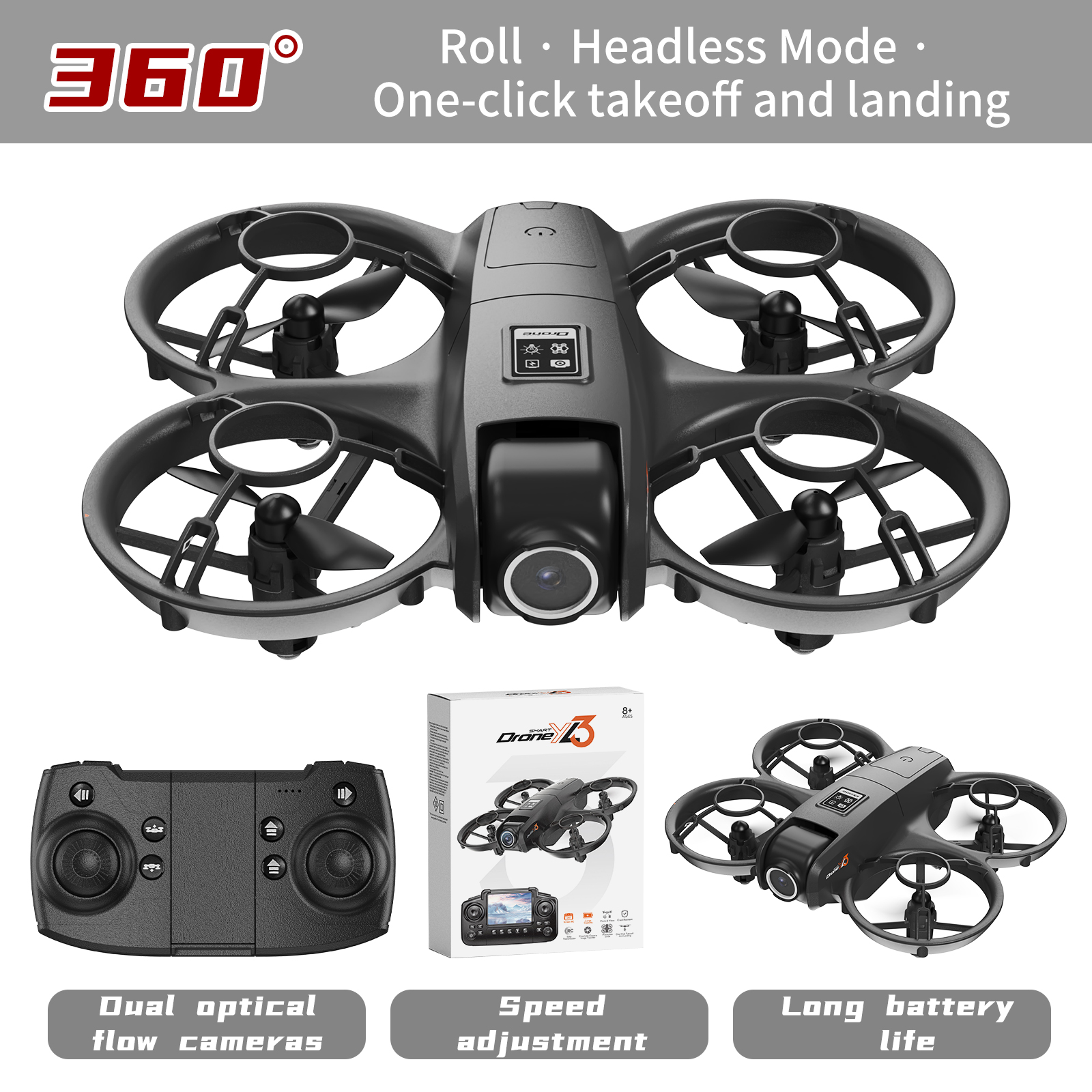 YL3 Remote-Controlled Drone wi - Drone Camera Mount recension och pris