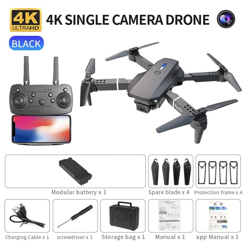 E88 ProIntelligent Folding Dro - Drone Camera Professional recension och pris