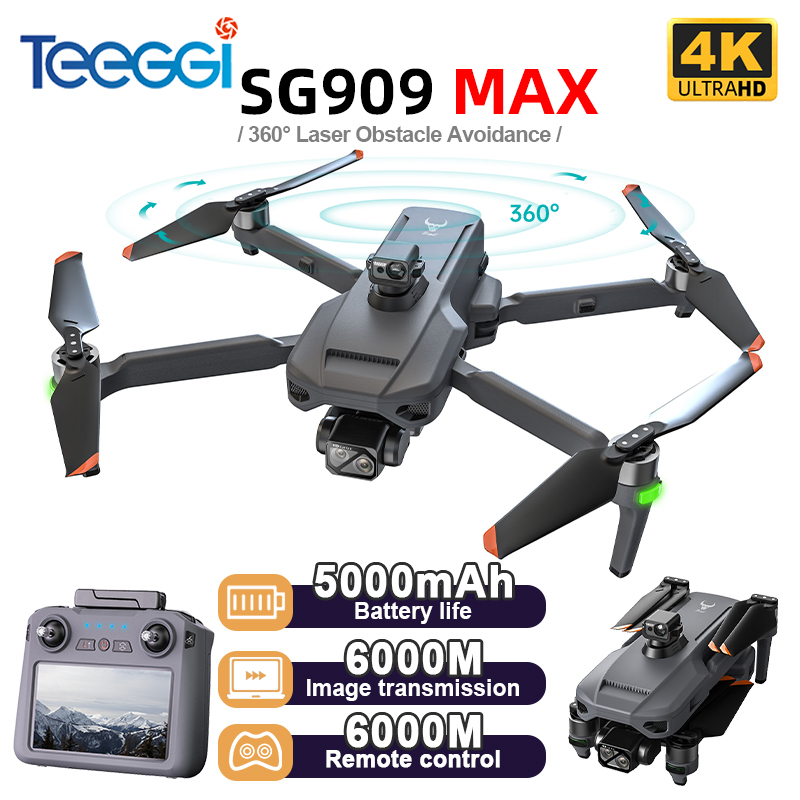Teeggi SG909 MAX GPS Drone Wit - Drone Camera Night Vision recension och pris