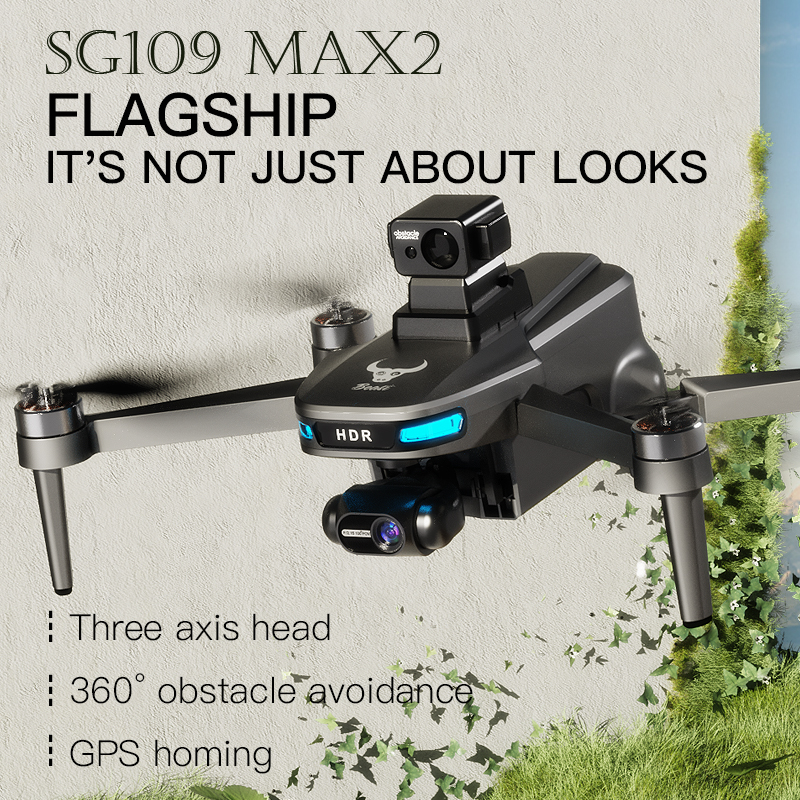 SG109 MAX2 Professional FPV 8K - Drone Camera With Gimbal recension och pris