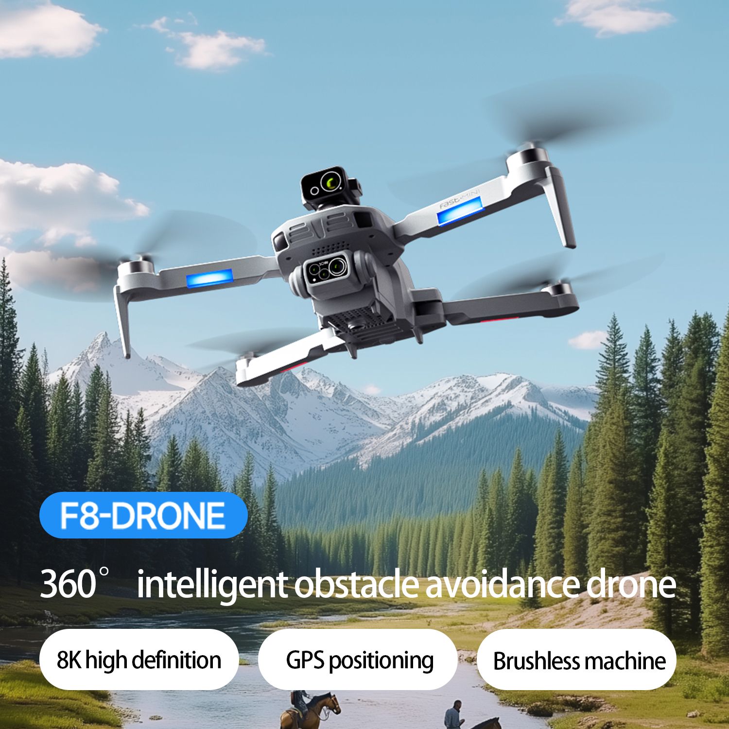 F8 MAX GPS Drone Professional  - Drone Camera Professional recension och pris
