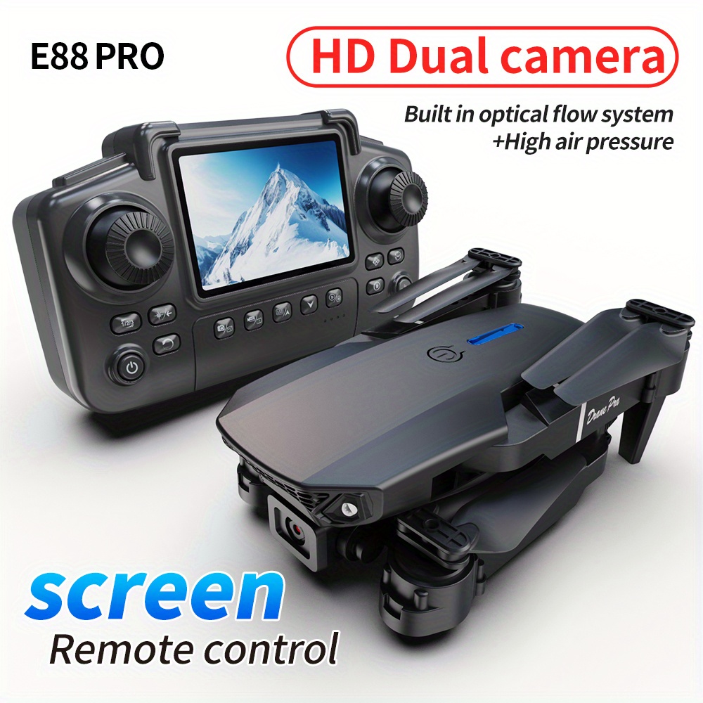 E88 Pro RC Drone WiFi FPV Heig - Drone Camera Wide Angle recension och pris