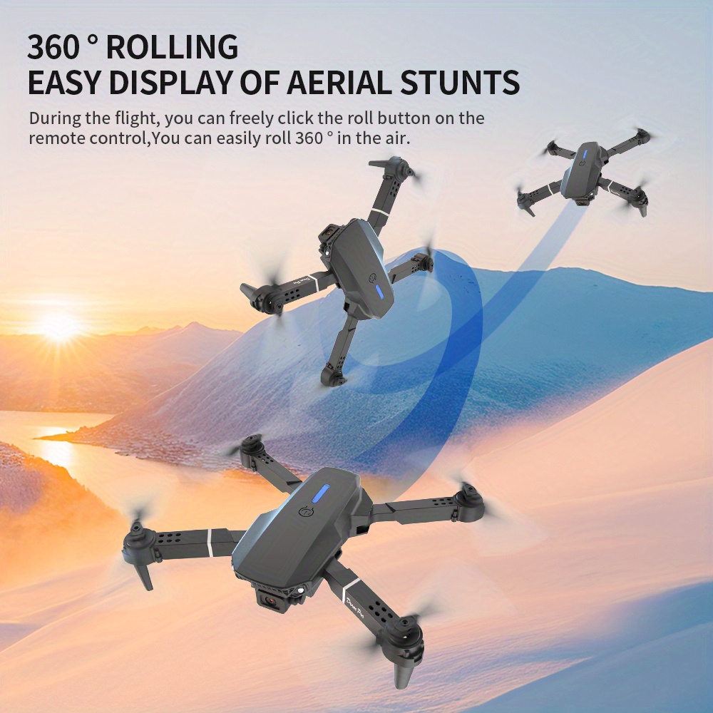 E88 Pro RC Drone WiFi FPV Heig - Drone Camera Wide Angle recension och pris