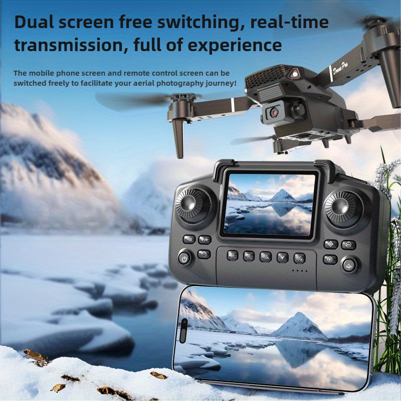 E88 Pro RC Drone WiFi FPV Heig - Drone Camera Wide Angle recension och pris