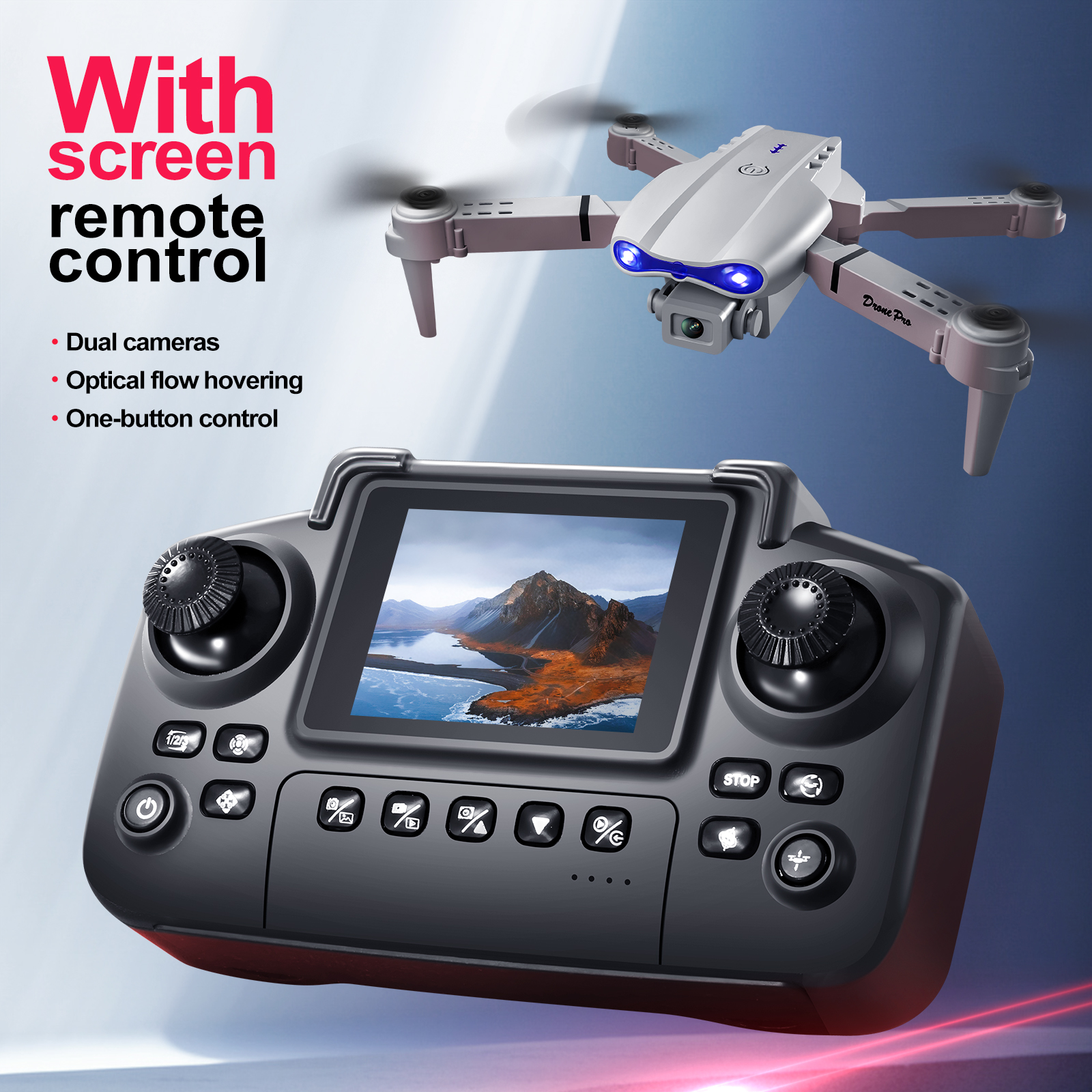 2025 New E88 E99 Upgraded Dron - Drone Camera Lens recension och pris
