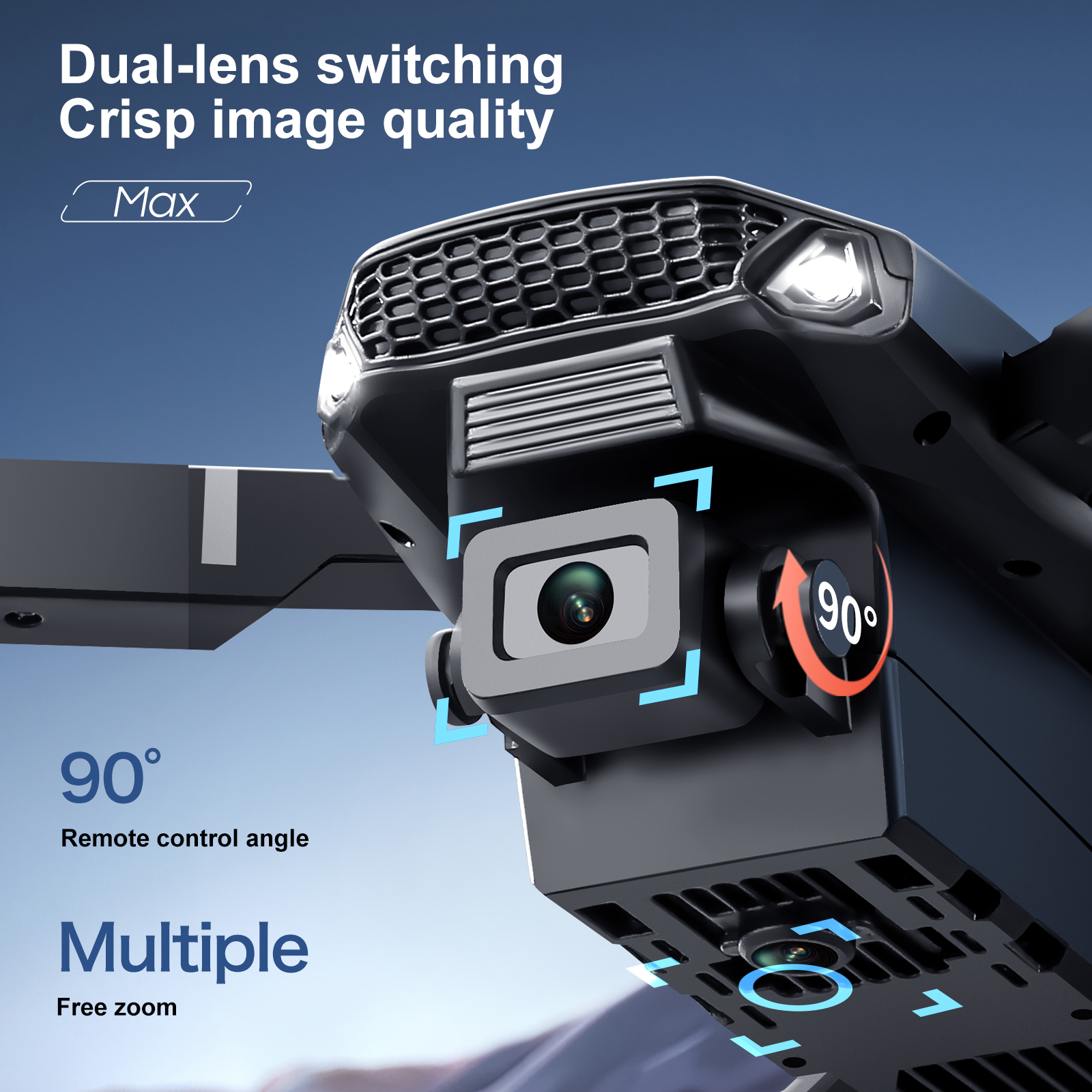 2025 New E88 E99 Upgraded Dron - Drone Camera Lens recension och pris