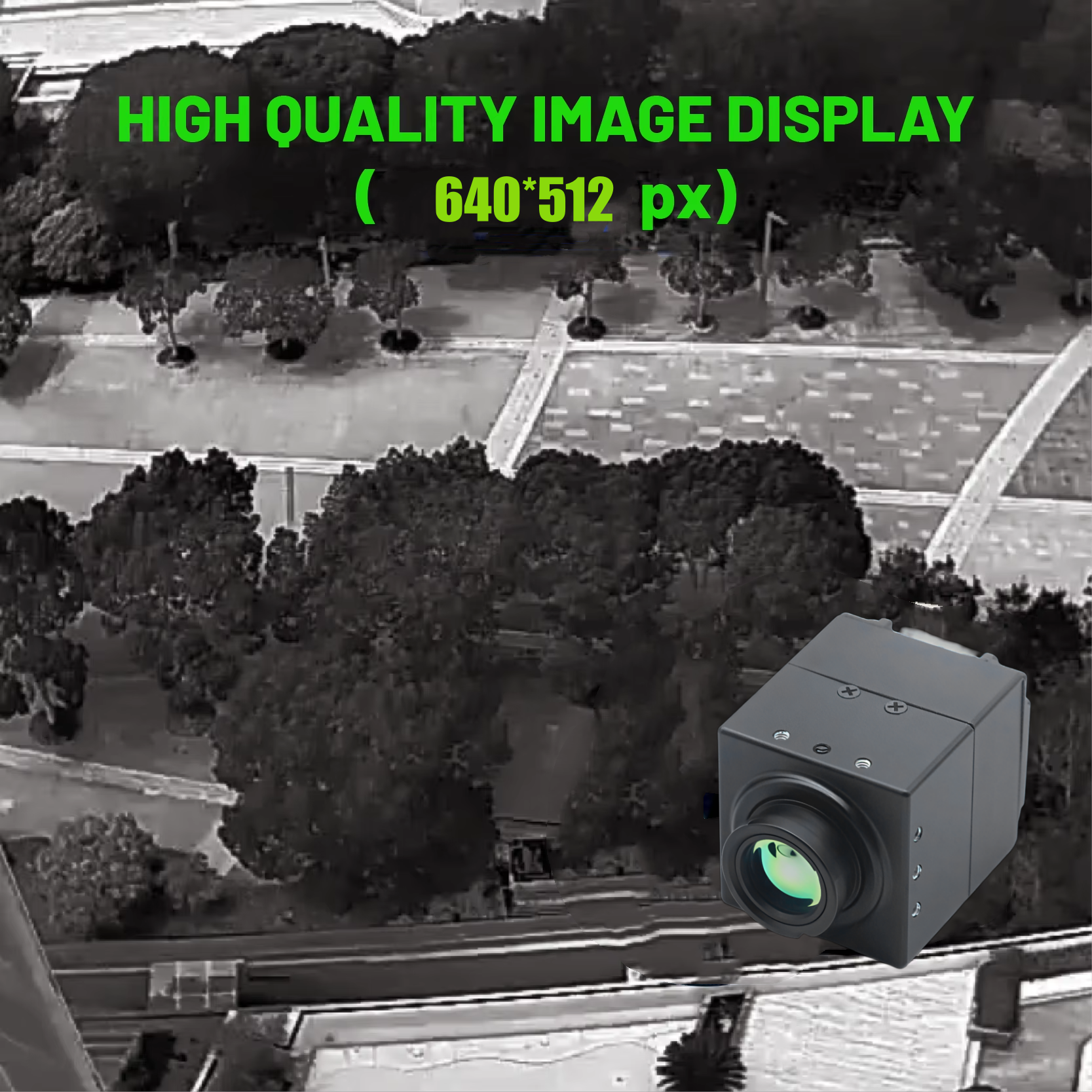 Uncooled 640x512 50Hz Radiomet - Drone Camera Thermal recension och pris
