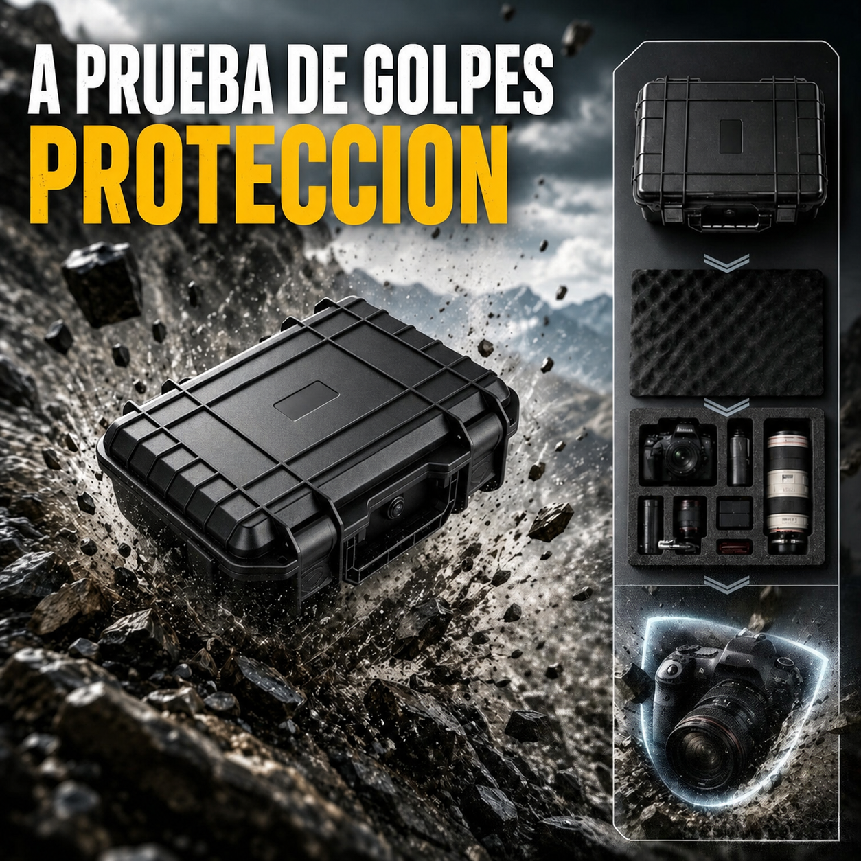 Hard Case 250mm Portable Water - Drone Camera Waterproof recension och pris