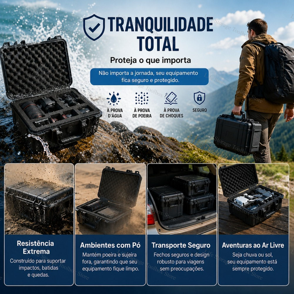 Hard Case 250mm Portable Water - Drone Camera Waterproof recension och pris