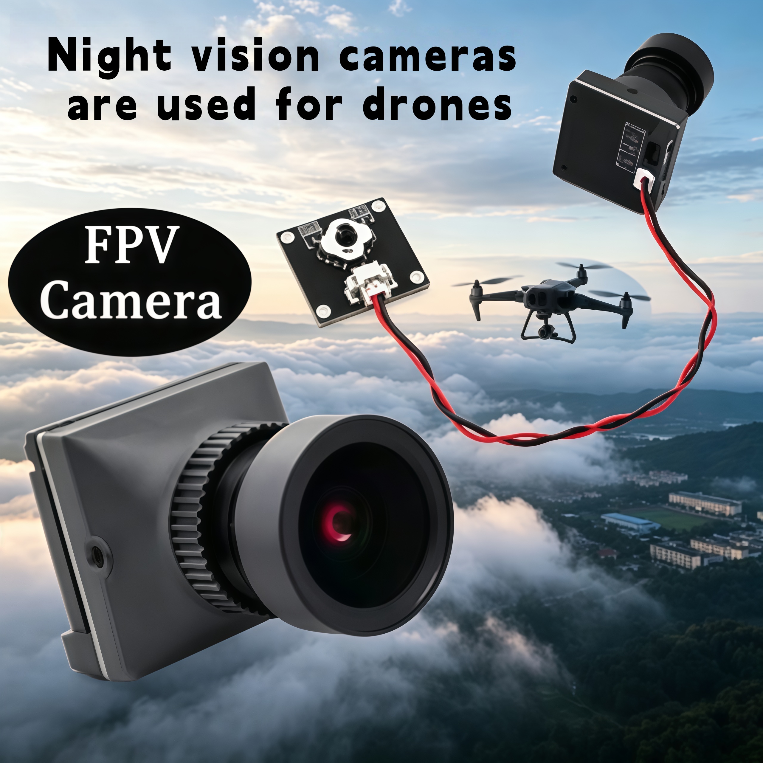 1500TVL HD CADDX Snail FPV Cam - Drone Camera Lens recension och pris